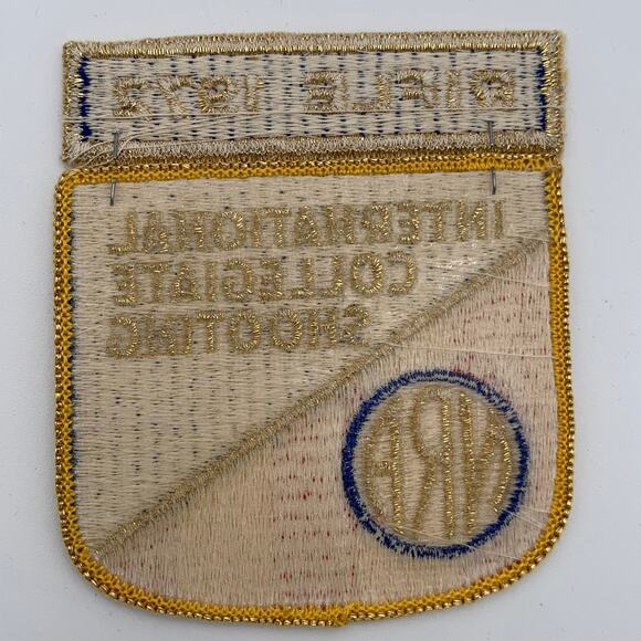 NRA National Rifle Association International Collegiate Shooting 1972 Patches - Picture 2 of 2